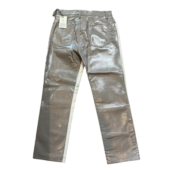 NWT Agolde Paneled 90's Pinch Waist / powder & quail - Picture 6 of 6